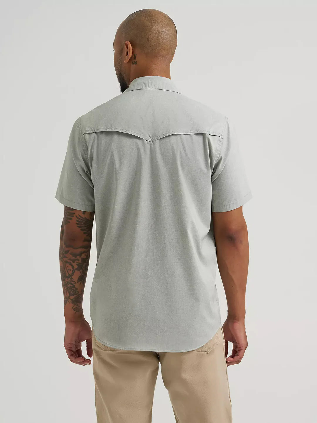 MEN'S WRANGLER ALL TERRAIN GEAR DROVER SHORT SLEEVE UTILITY SHIRT - 112375153☑️