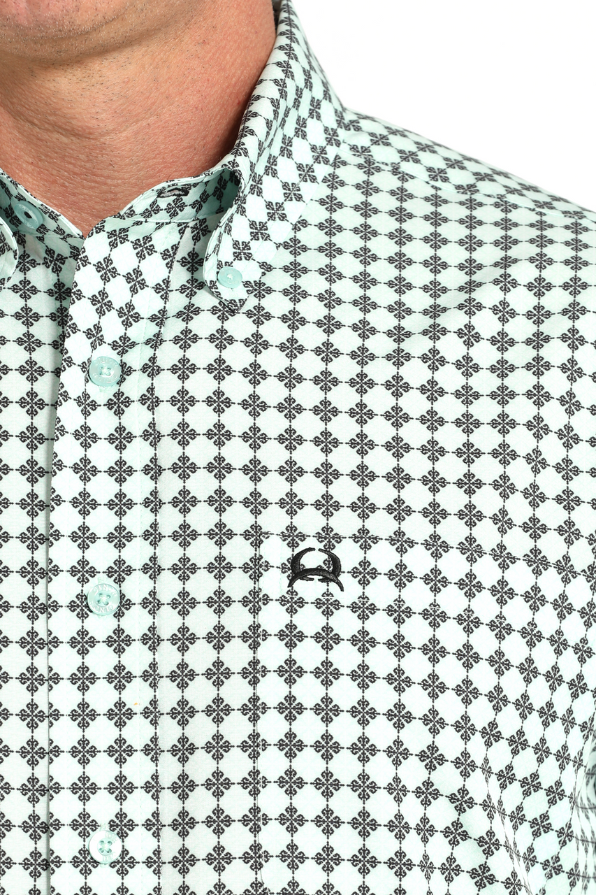 Cinch Men’s Mint ArenaFlex Button-up