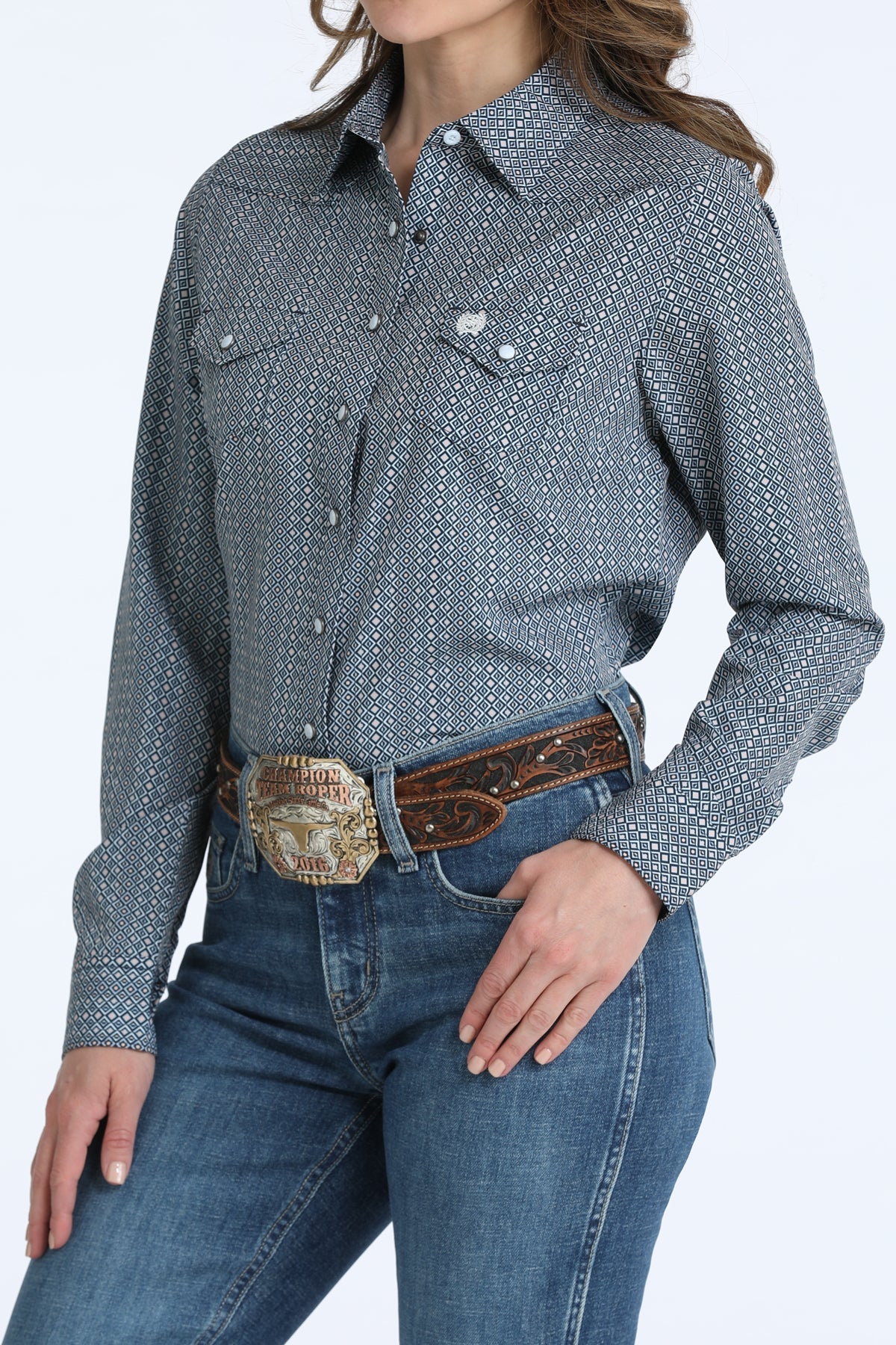 Cinch MSW9206006 Ladies LS Arena Flex Pearl Snap