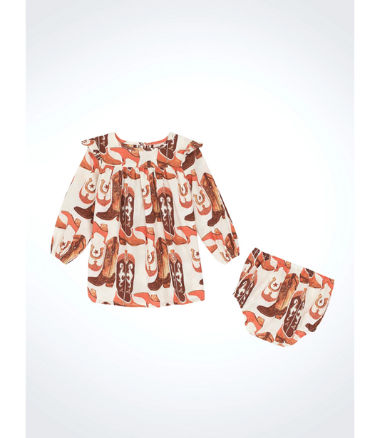Wrangler West Boot Dress- Infant