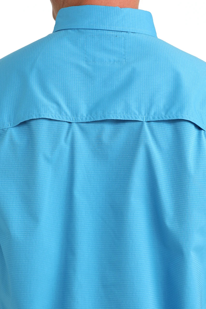 CINCH BLUE VENTED SOLID - MENS SHIRT - MTW1725004