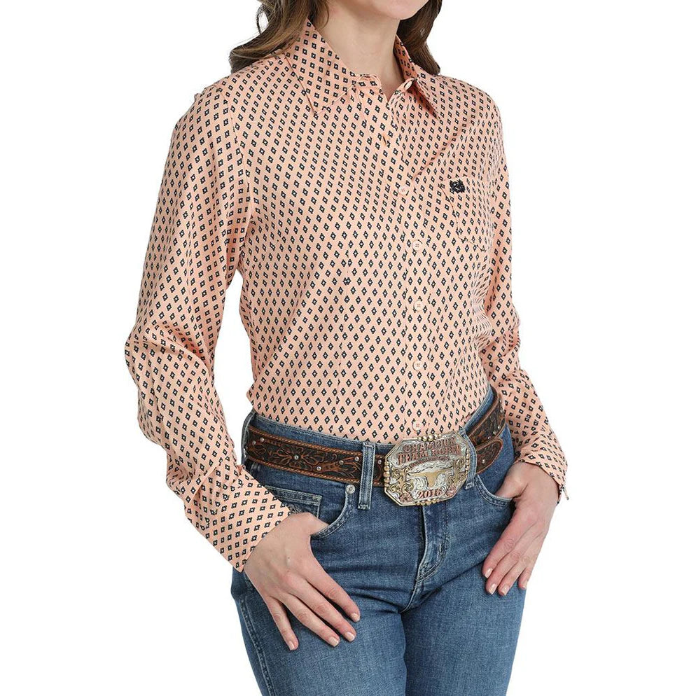 Women's Peach Print ArenaFlex Shirt