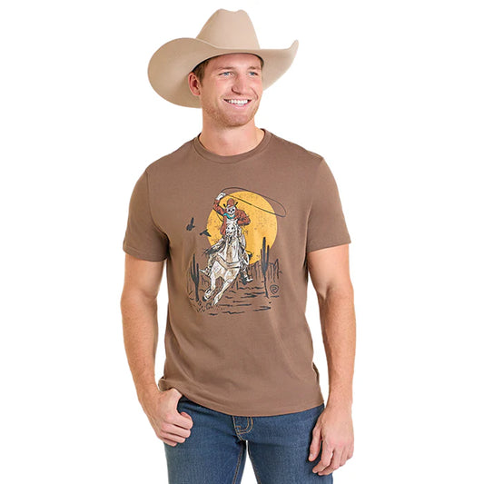 R&R Bronc Rider Skeleton Tee