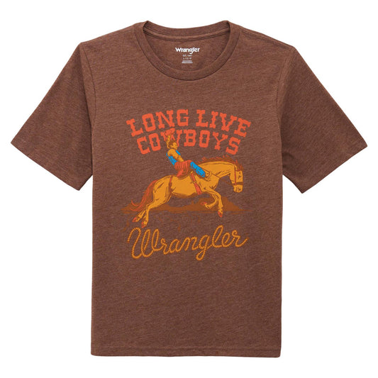 WRANGLER 112375915 Boys S/S Tee Rocky Road