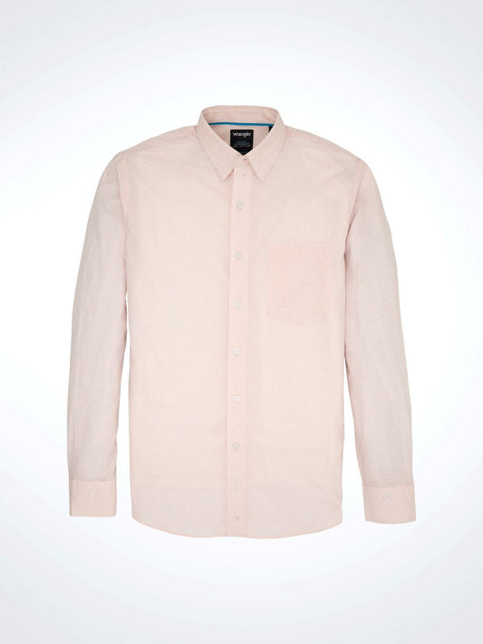 Wrangler Men’s COJO Pink Long Sleeve