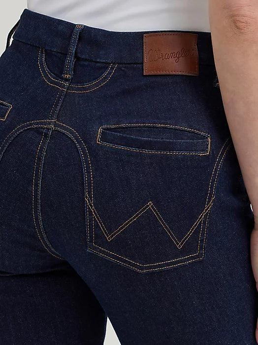 Wrangler Women’s Retro Dark Wash Bespoke Flare Jeans