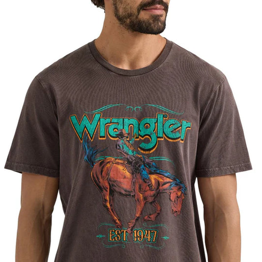 Wrangler Men’s Cowboy Rider Short Sleeve Tee