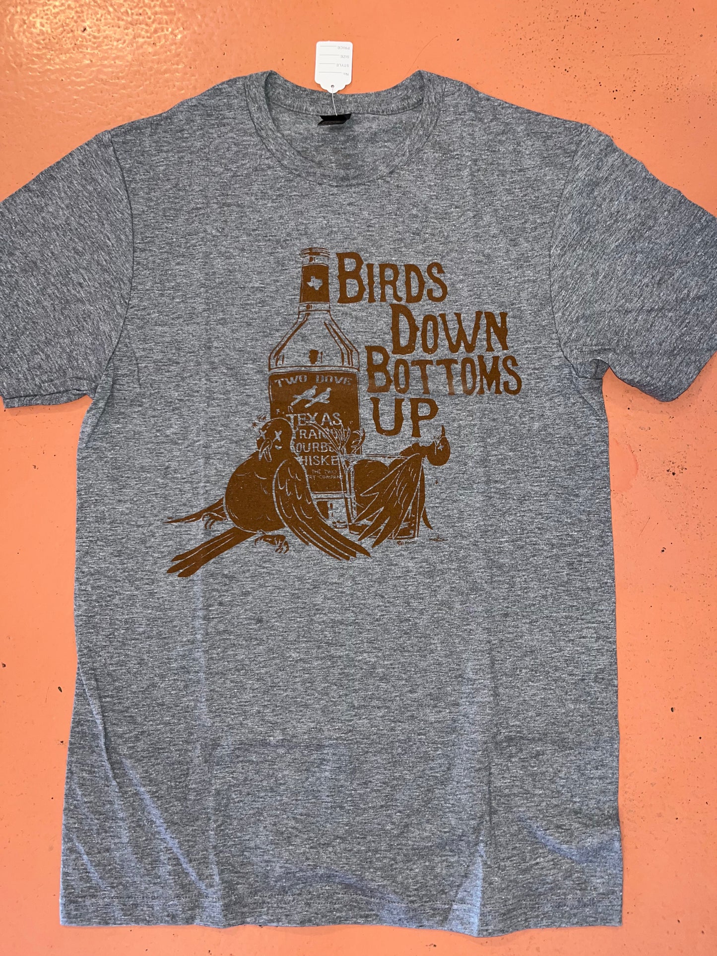 Birds Down Bottoms Up Tee- TWODOVE