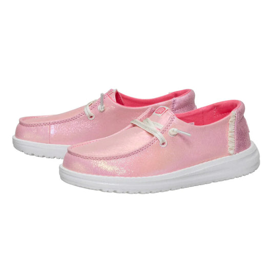 Hey Dude Wendy Youth Dazzling Sparkle Pink
