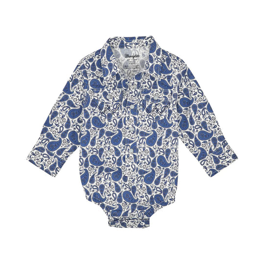 WRANGLER BOY'S LONG SLEEVE ONESIE STYLE