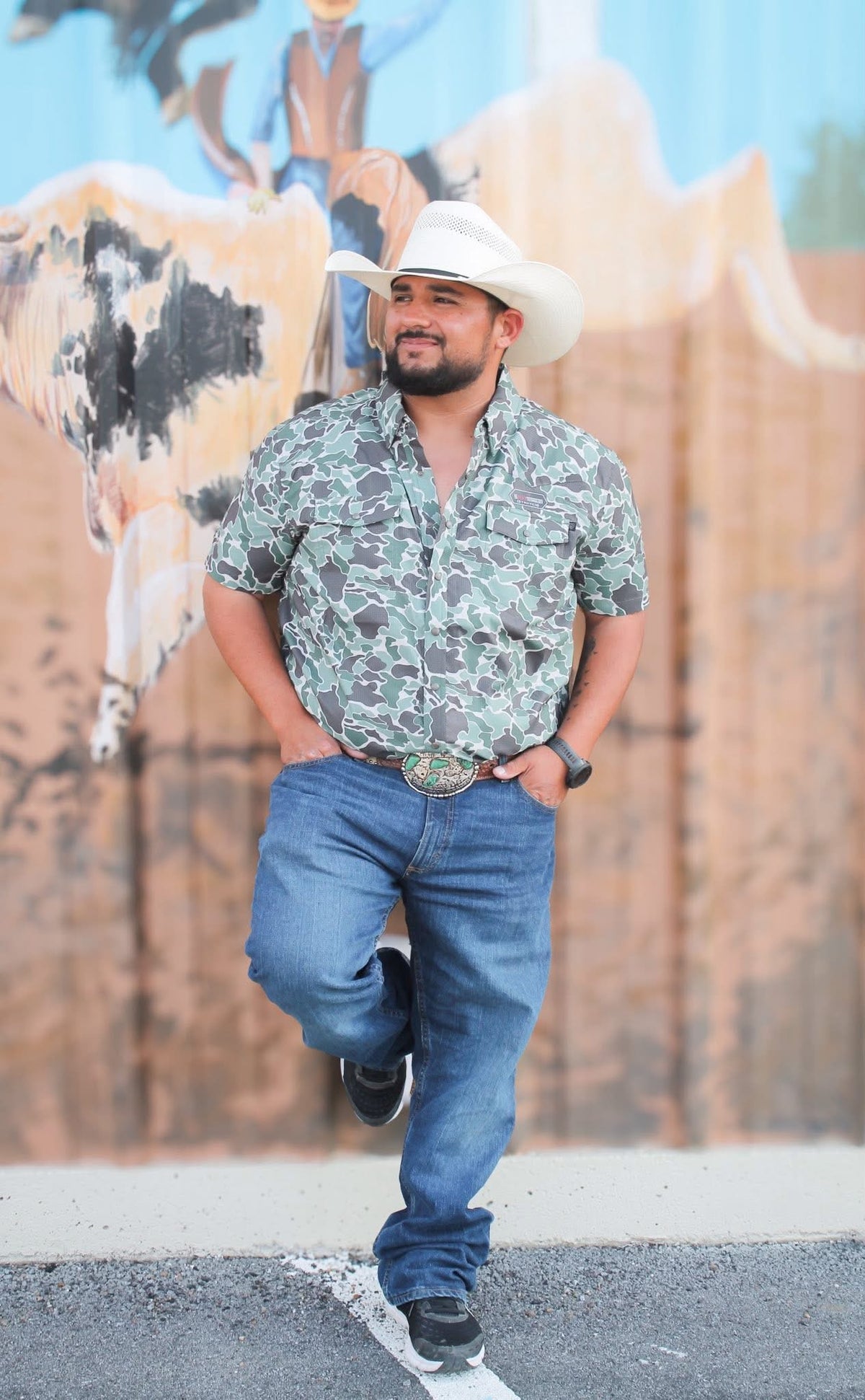 R&R Camo printed Tek western