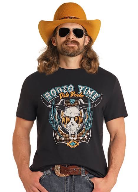 Dale Graphic Skull Rodeo Time- Black