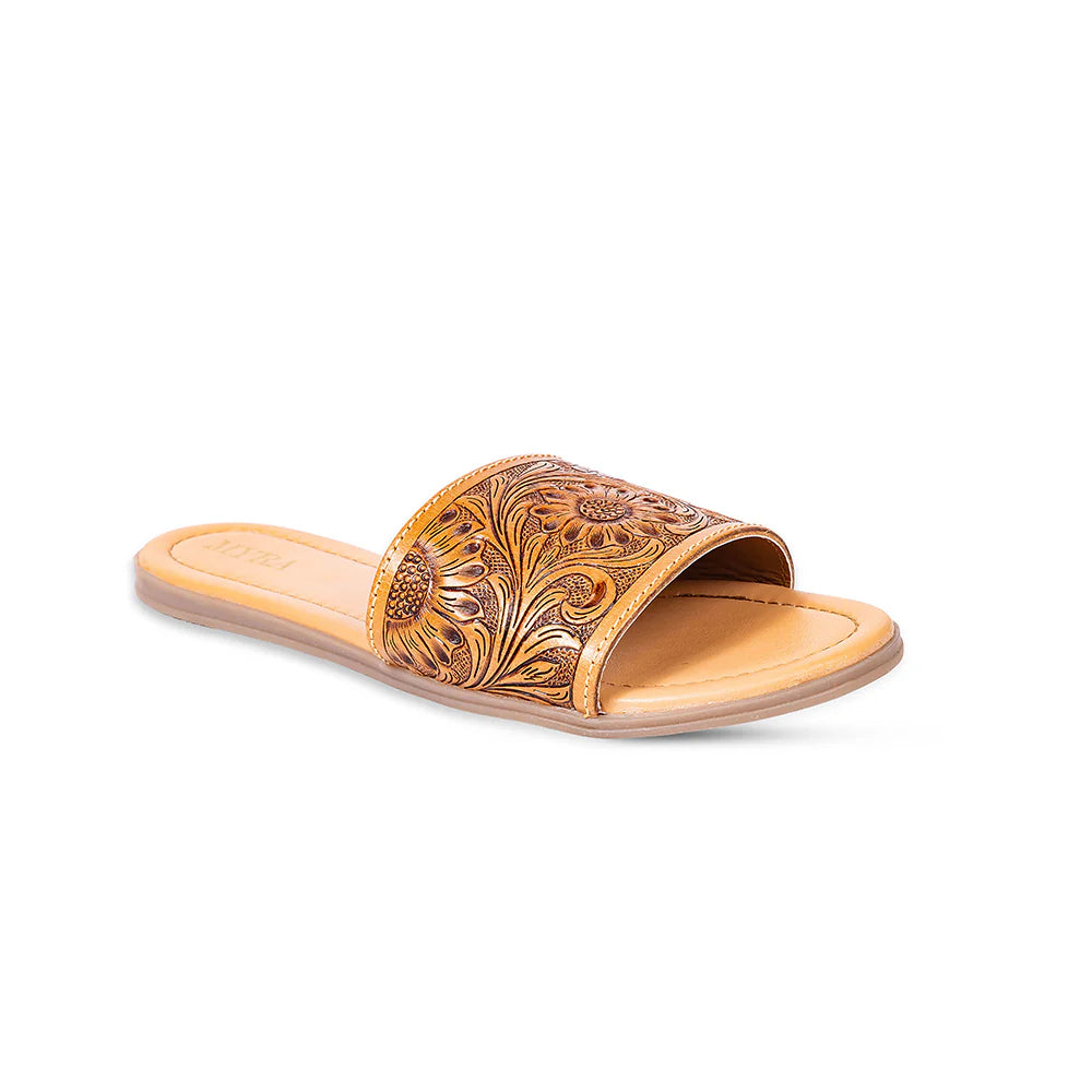 Myra Xena Hand-tooled Sandals