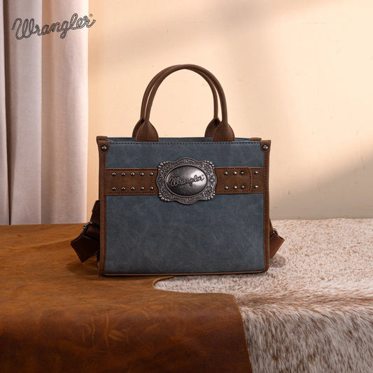 WG250-81202JN - Wrangler Buckle Tote/Crossbody - Jean