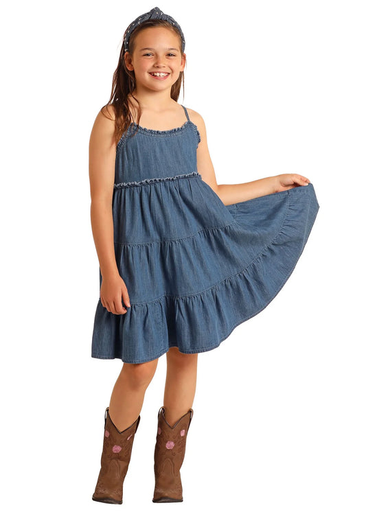 Rock & Roll Girls Denim Minidress