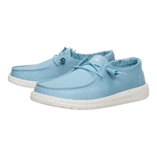 Hey Dude Wendy Tourmaline Blue Stretch Canvas