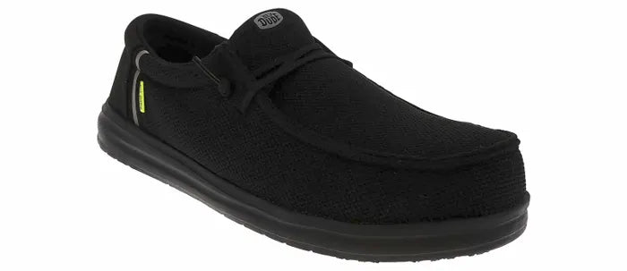 HEYDUDE WALLY WORK MEN’S CARBON TOE WORK SHOE