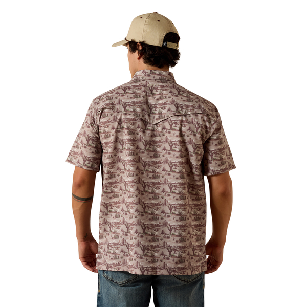 ARIAT VENTEK TUFFET LANDSCAPE PRINT - MENS SHIRT - 10073426