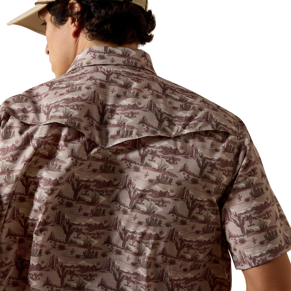 ARIAT VENTEK TUFFET LANDSCAPE PRINT - MENS SHIRT - 10073426