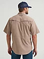 MEN'S WRANGLER PERFORMANCE SNAP SHORT SLEEVE SOLID SHIRT