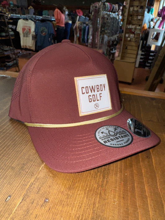 Cowboy Golf Maroon 🧢
