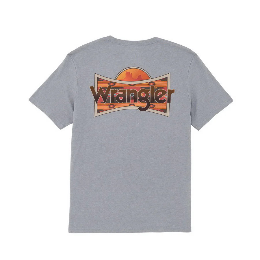 Wrangler Men's Monument Heather Grey Graphic T-Shirt