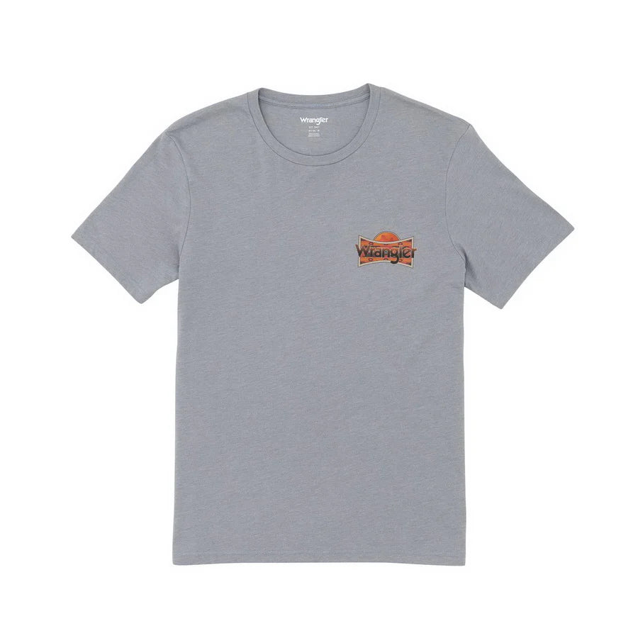 Wrangler Men's Monument Heather Grey Graphic T-Shirt