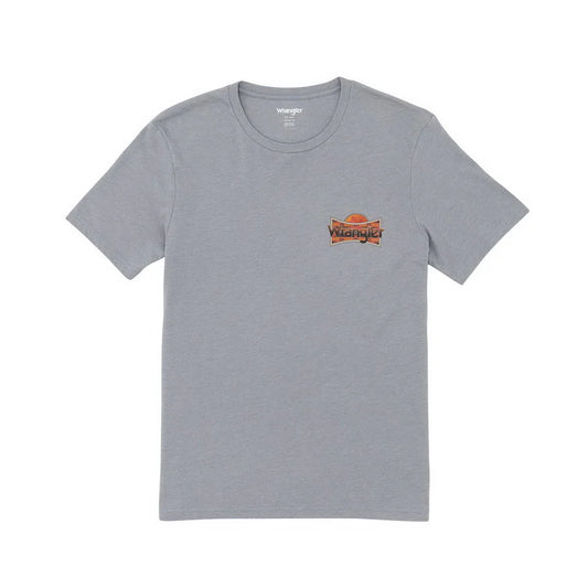 Wrangler Men's Monument Heather Grey Graphic T-Shirt
