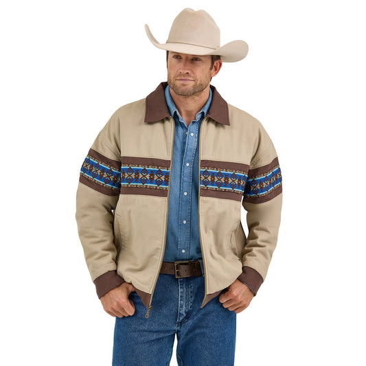 MEN'S WRANGLER® AZTEC BOMBER JACKET