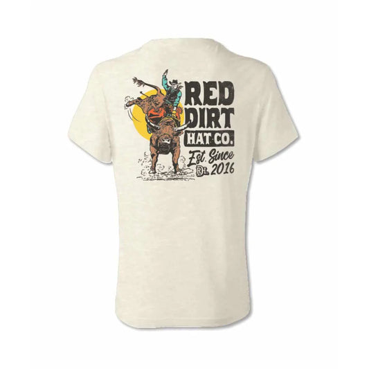Red Dirt Hat Co. Men's Money Bucking Bull Heather Prism T-Shirt