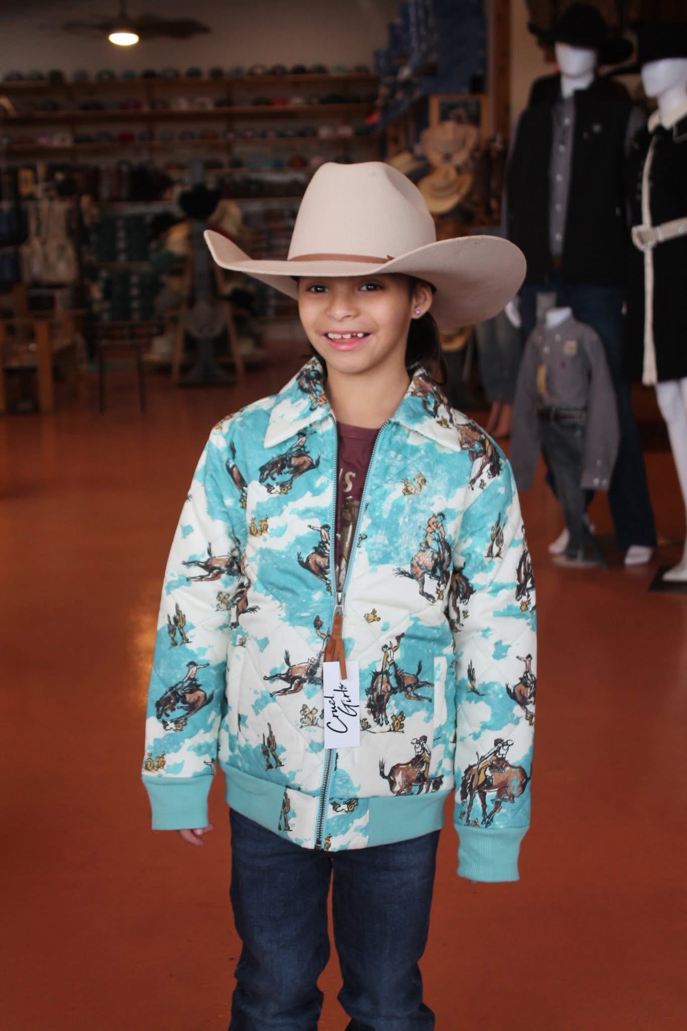 Cinch Girl’s Western Quilted Bomber Jacket