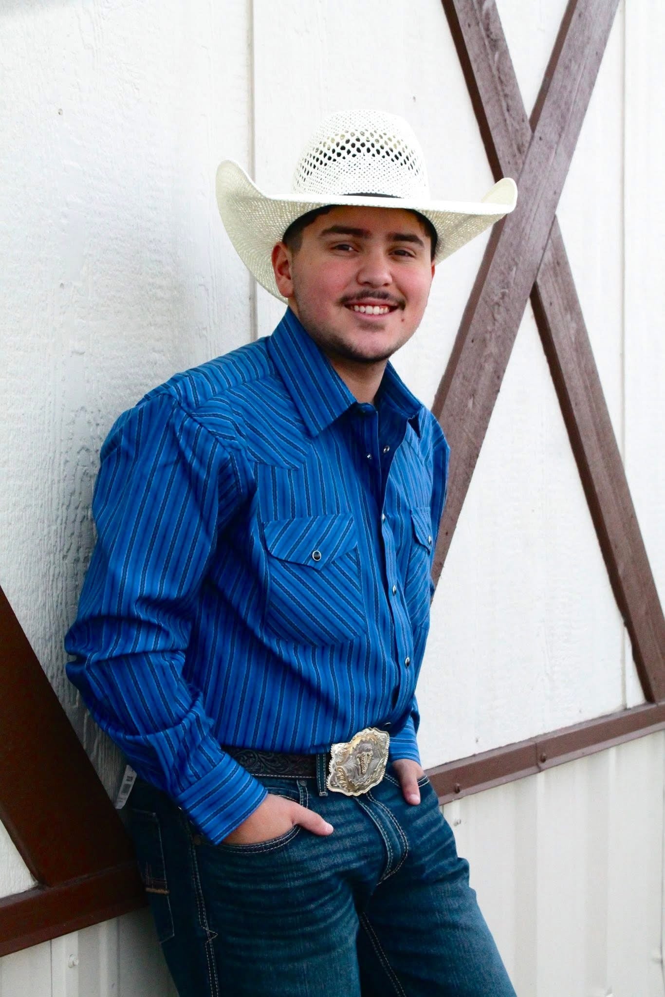 Rock & Roll Men’s Deep Blue Satin L/S Button-up 👕