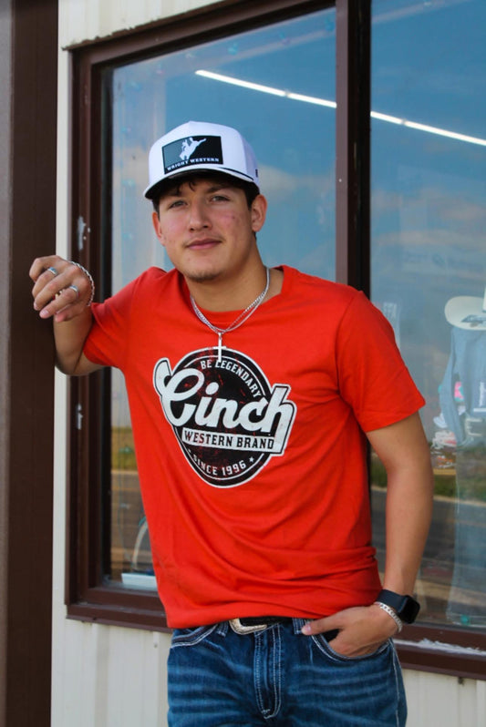 Cinch Men's Be Legendary Red Graphic T-Shirt