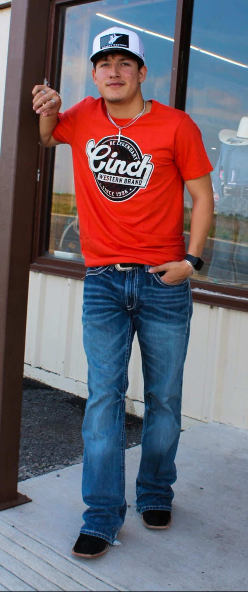 Cinch Men's Be Legendary Red Graphic T-Shirt