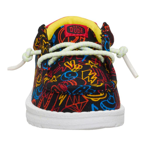 Wally Toddler Space Glow- Blk/Red