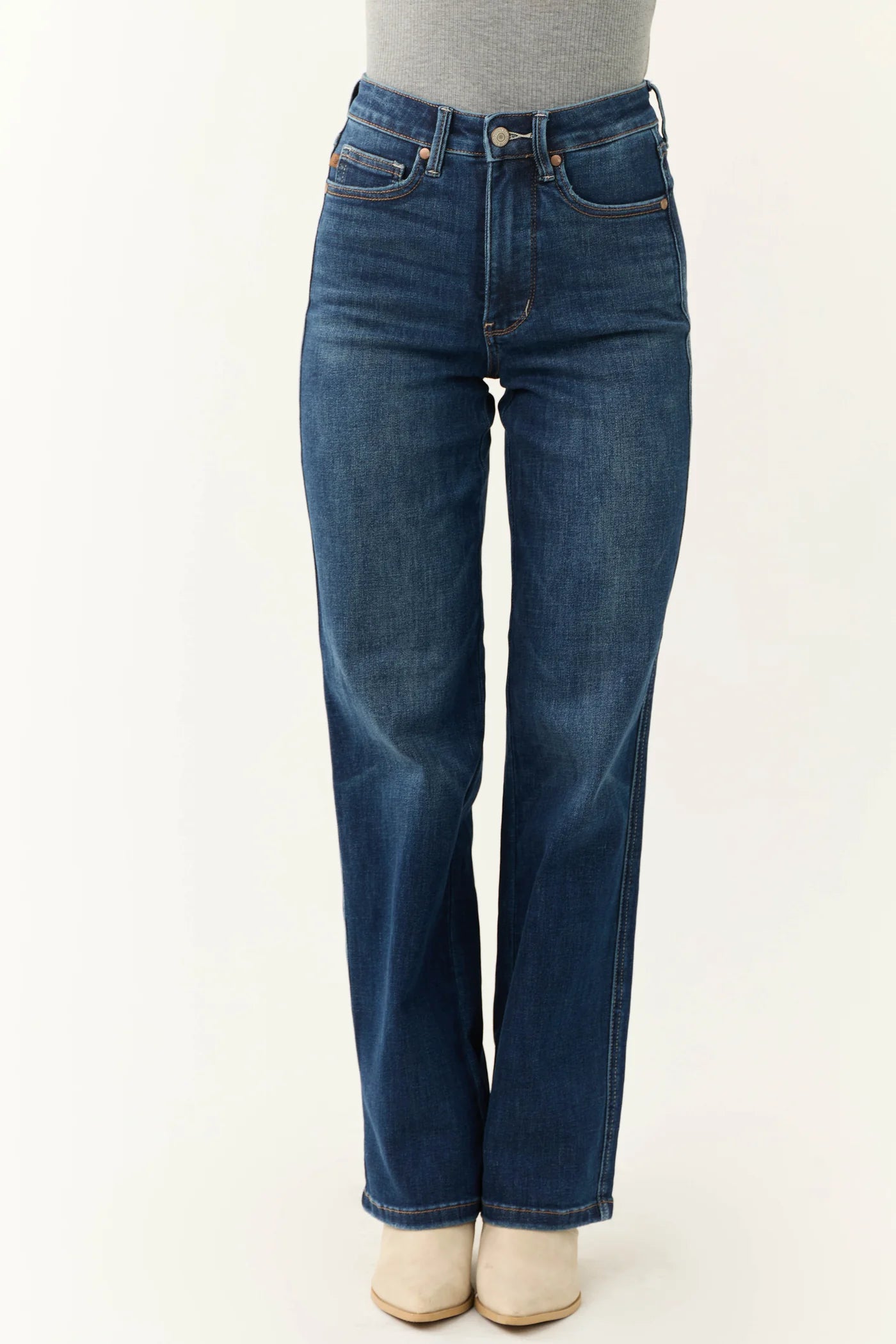 Judy Blue Tummy Control OG Straight Fit Jeans