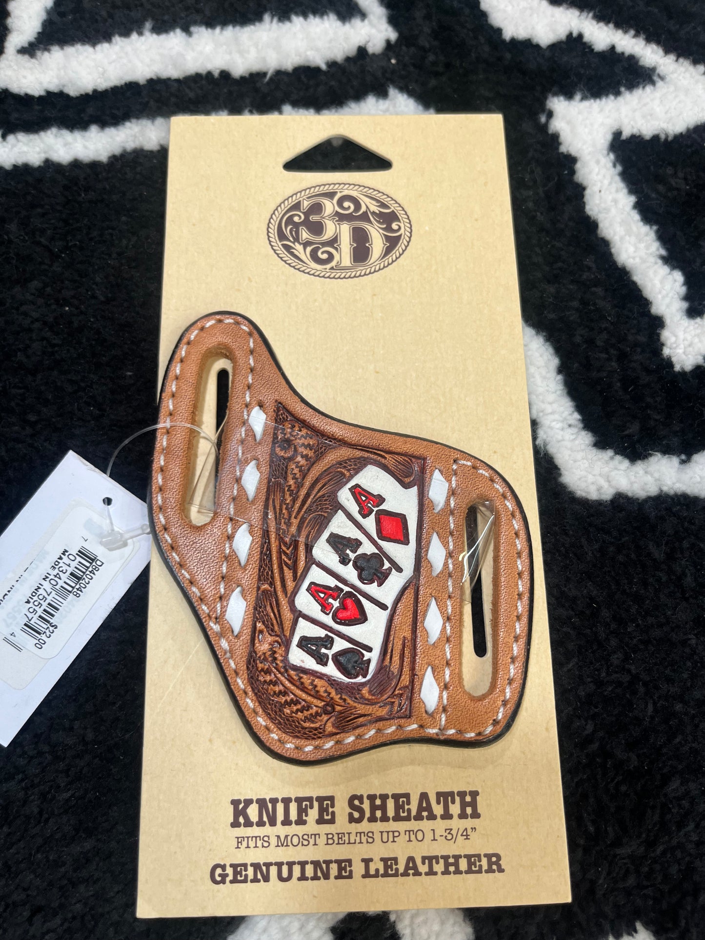 Ace leather knife sheath