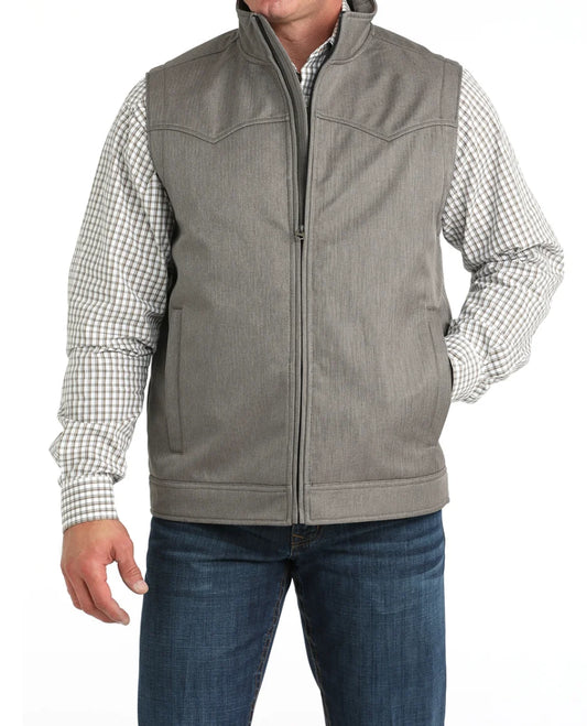 Men’s Conceal Carry Bonded Vest in Brown by Cinch MWV1592004