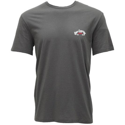 BAD COMPANY T-SHIRT DARK GREY W/BLACK & RED LOGO