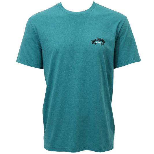 BAD COMPANY T-SHIRT TEAL W/BLACK & WHITE SKULL LOGO
