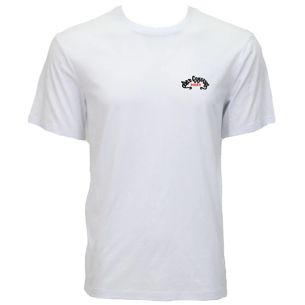 BAD COMPANY T-SHIRT WHITE W/RED & BLACK LOGO