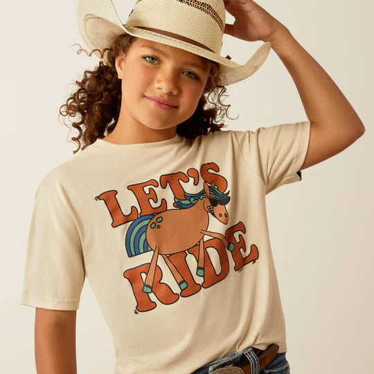 Girl’s Ariat Lets Ride SS T-Shirt