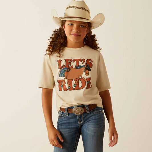Girl’s Ariat Lets Ride SS T-Shirt
