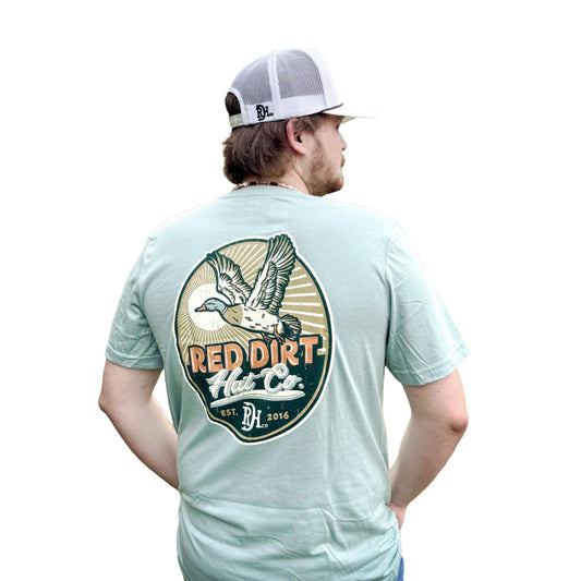 Red Dirt Men's Big Duck Energy Graphic Dusty Blue Heather