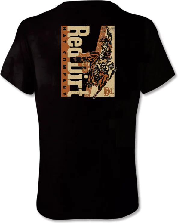 Red Dirt Hat Co Kid's Black Smoked Tee