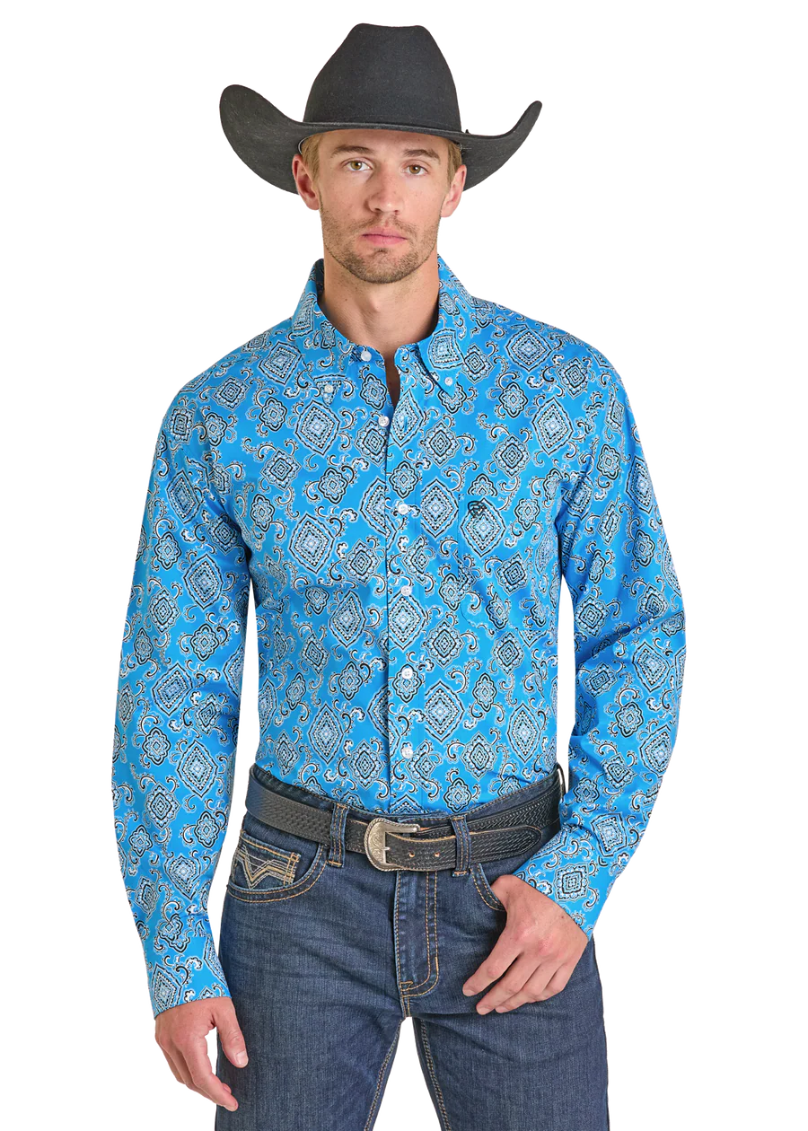 Rock & Roll RR Medallion bright turquoise