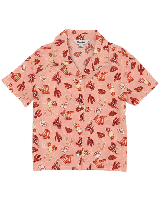 Wrangler Girl’s Cowgirl Cutie SS Pearlsnap