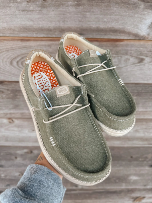 Wally Workwear Dusky Green/ Irish Cream