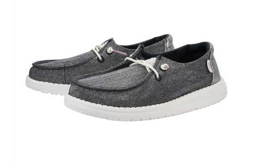 Wendy Toddler Metallic Sparkle Charcoal