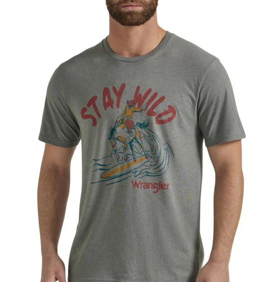 WRANGLER MEN'S WILD SURFER GRAPHIC TEE